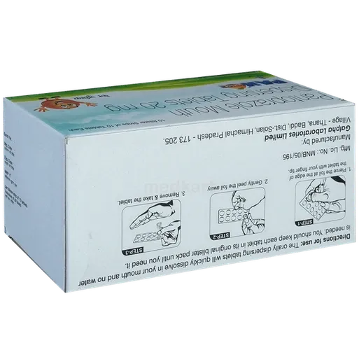 pan junior 20mg tablet 10's